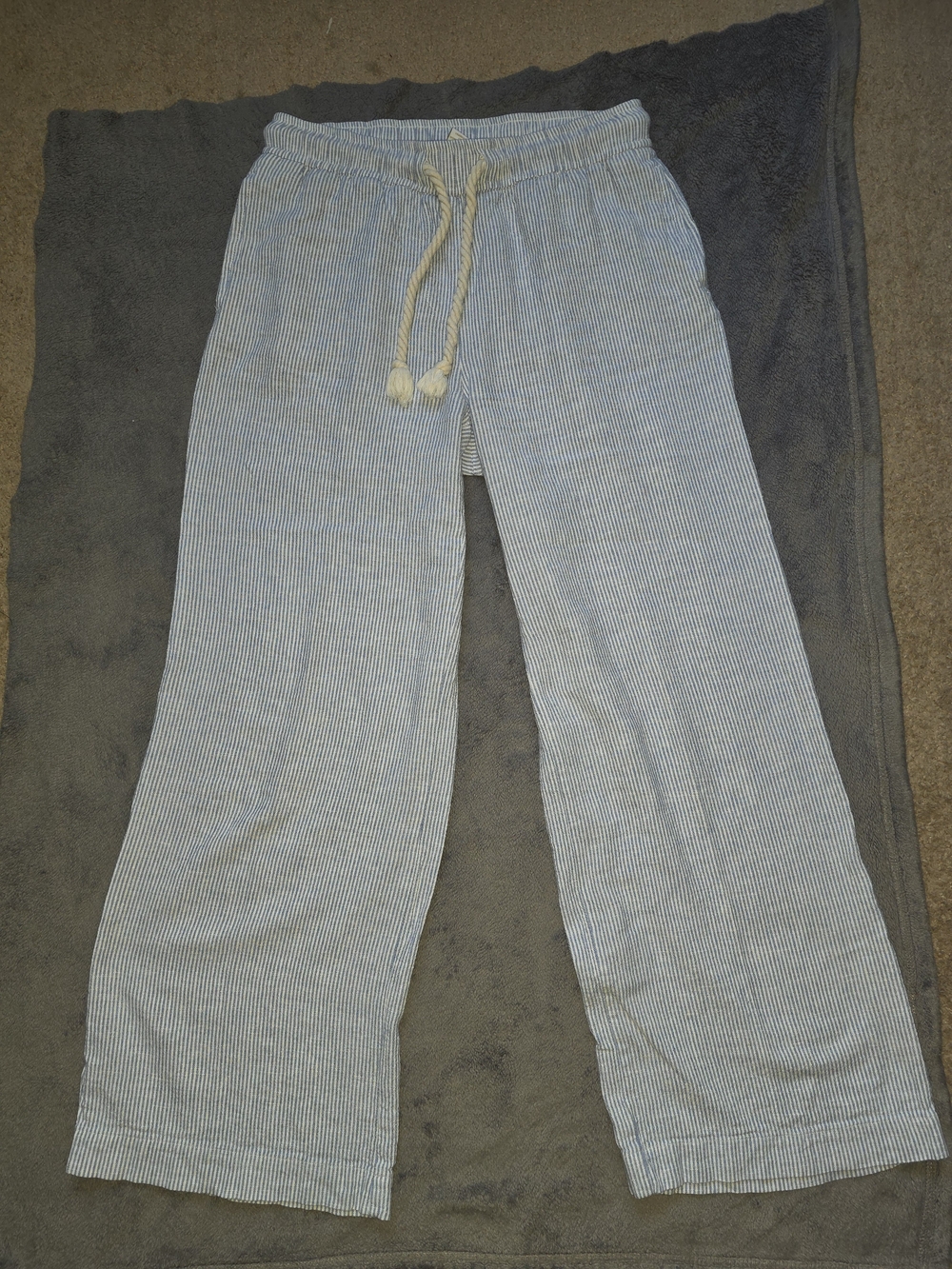 House of Harlow 1960 Blue and White Pinstripe Pants